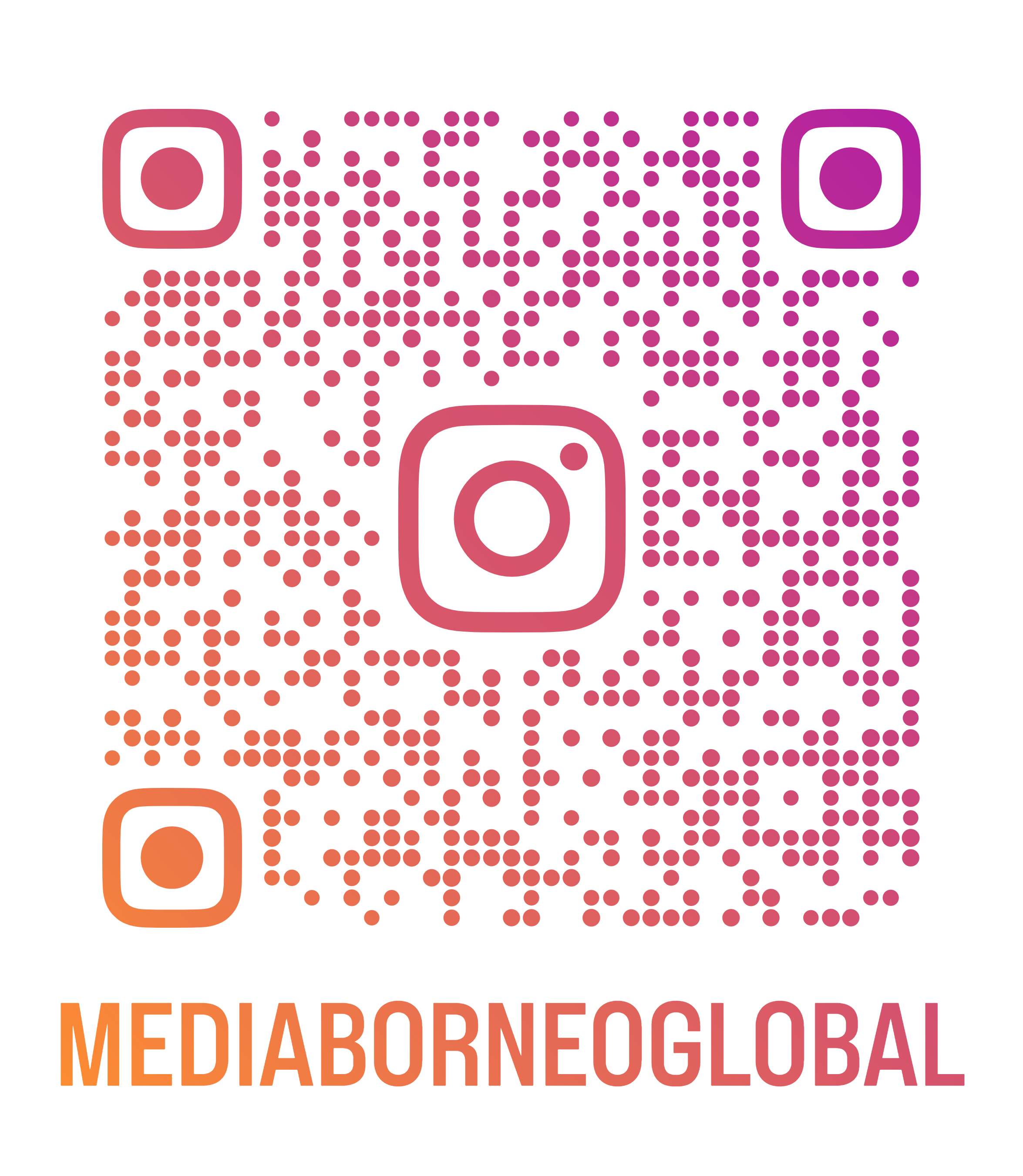 QR Instagram Media Borneo Global